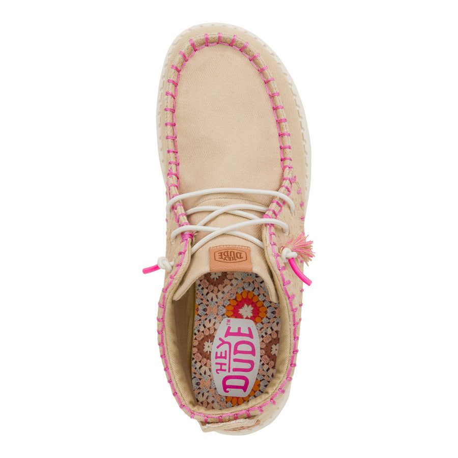 Wendy Mid Perf Canvas - Irish Cream - Image 6